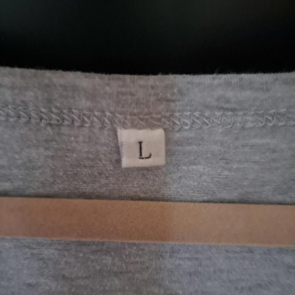 GOOD Vibes Gray with Rainbow Tank Top Size Large - Picture 3 of 4